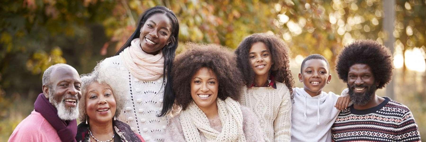 multi-generational family smiling l winston salem dentist