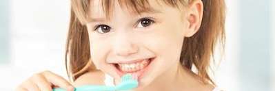 young child brushing teeth | winston salem nc dentist