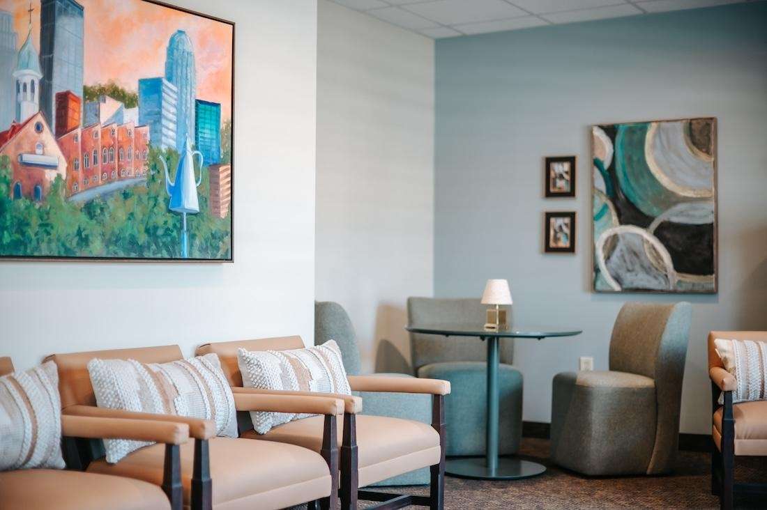 View of blake nelson dds lobby, winston-salem nc
